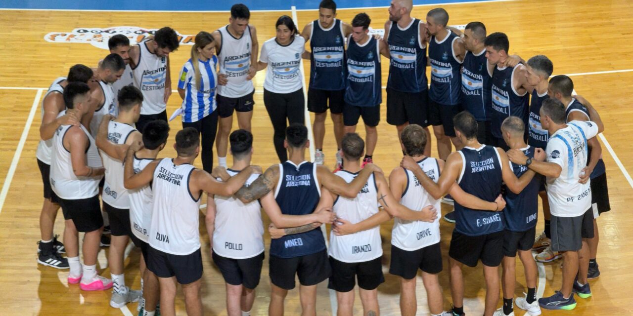 THE ARGENTINE CESTOBALL NATIONAL TEAM IN CHACO