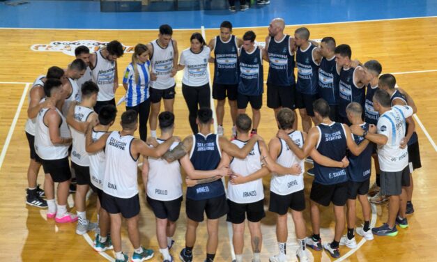 THE ARGENTINE CESTOBALL NATIONAL TEAM IN CHACO