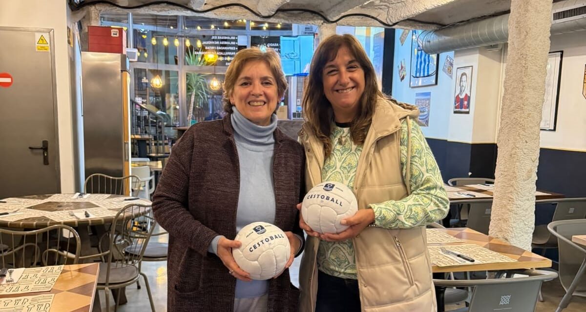 THE ARGENTINE CESTOBALL CONFEDERATION SENT BALLS TO SPAIN