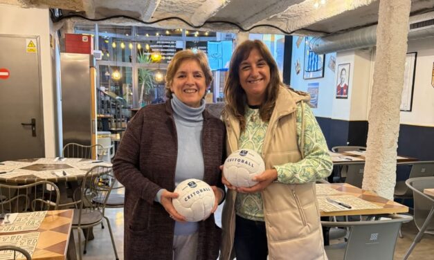 THE ARGENTINE CESTOBALL CONFEDERATION SENT BALLS TO SPAIN