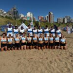 ARGENTINE CESTOBALL TEAMS TRAVELED TO THE BEACH